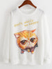 CAT KISS FISH SWEATSHIRT
